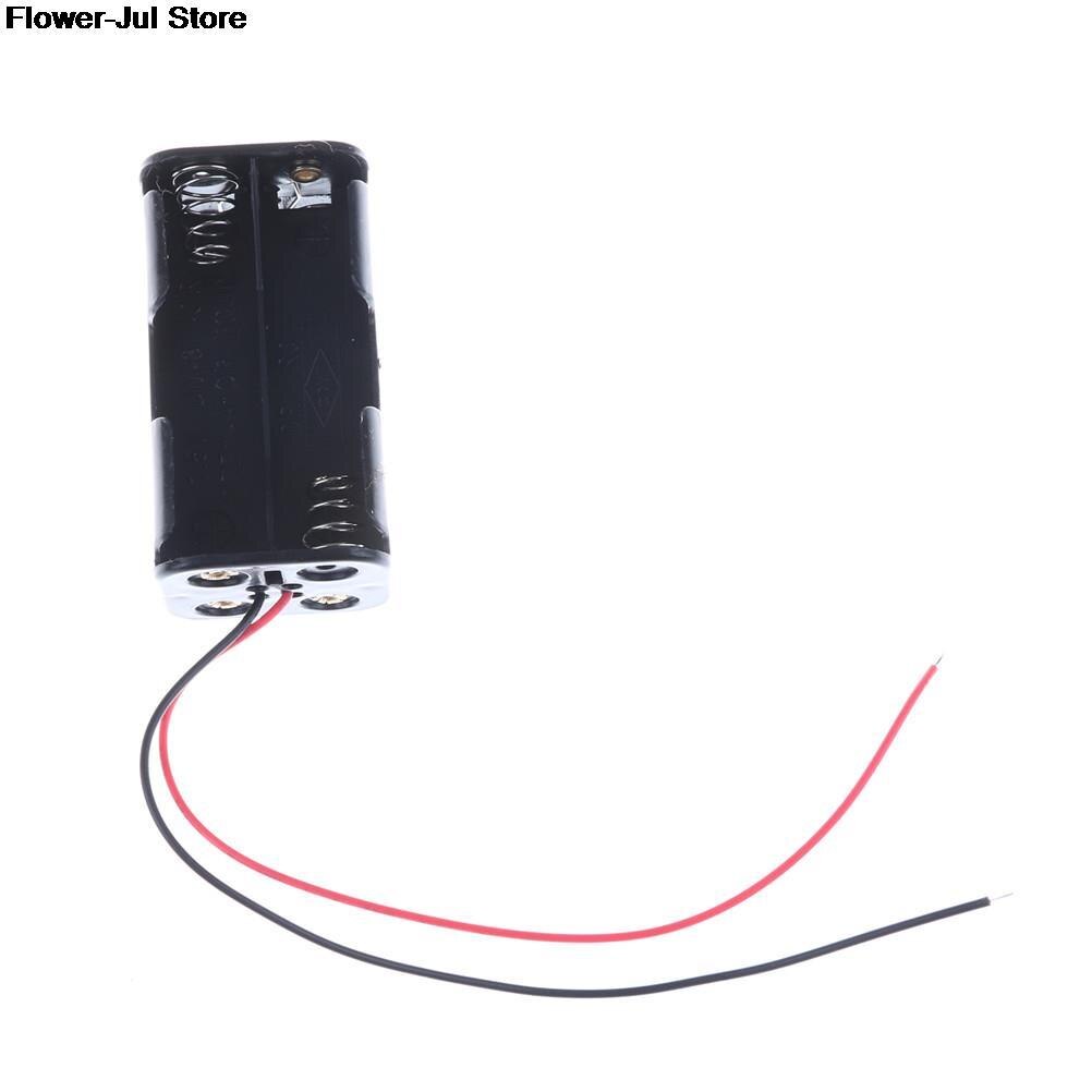 1 stück für rc-modell 4 x aa-batteriefach, batteriebox mit 4- steckplätzen für aa-batterien (rücken-an-rücken-halterung), ausgang  dc 6v