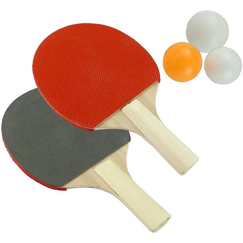 Plastic table tennis racket 2 racket 3 ball table tennis racket Yang rubber set racket Muzheng H8I2