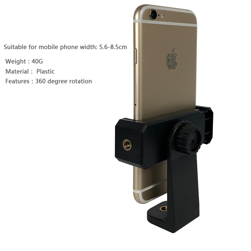 Telefoon Statief Mount Adapter Mobiele Telefoon Stand Beugel Smartphone Houder/Mobiele Telefoon Clip Clipper voor iPhone Huawei Xiaomi Samsung