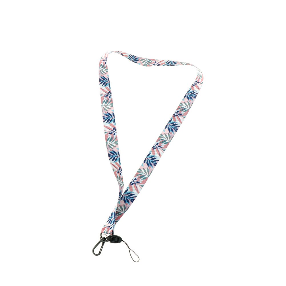 Kleine Frische Blätter Nacken Gurt Lanyards für schlüssel Ich würde Karte Fitnessstudio praktisch Riemen USB abzeichen Halfter DIY Telefon Hängen seil Schlüsselband