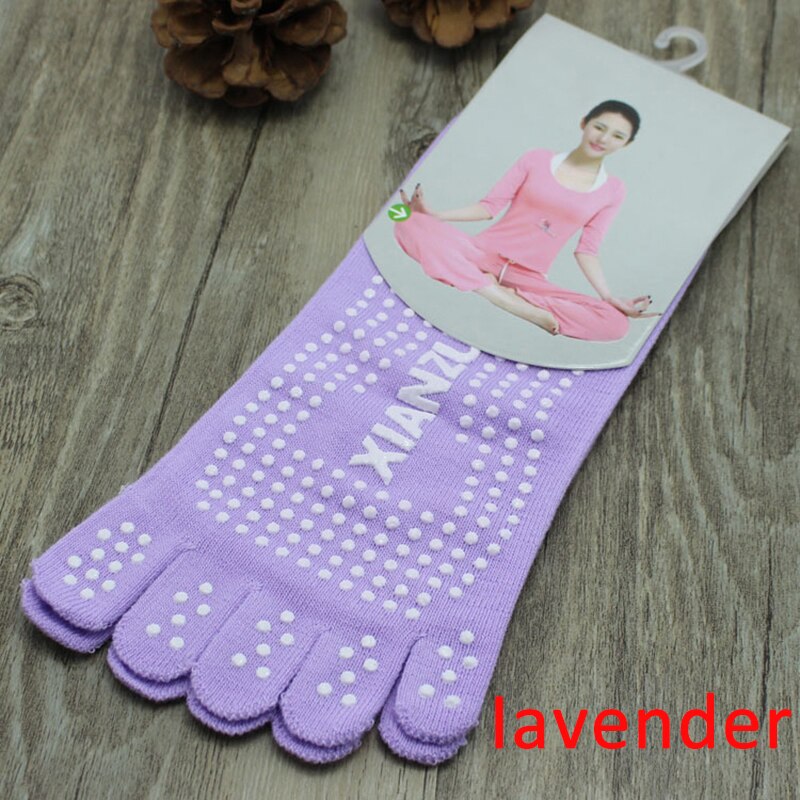 Sport Fitness Yoga Sokken Vijf-Teen Anti-Slip Ademende Klimmen Camping Wandelen Hardlopen Fietsen Yoga Vrouwen Doseren Sokken