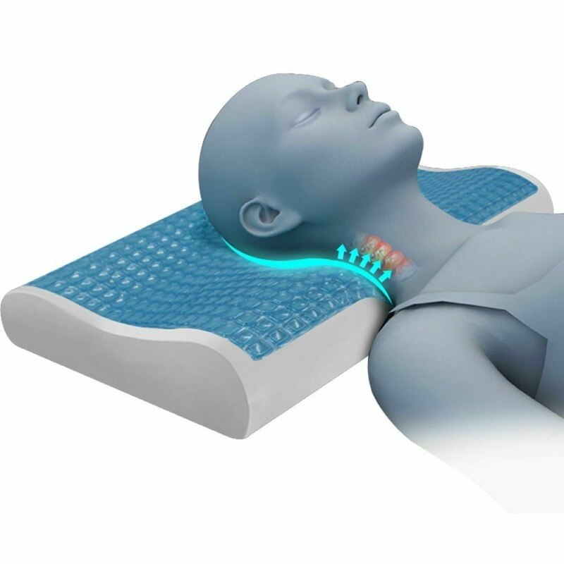 Comfortable, Beautiful and Cool Memory Foam Pillow Can Help Sleep Cooling Gel Pillow Pillows for Sleeping