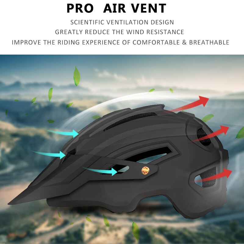 PHMAX TRAIL XC MTB Bicycle Helmet Cycling Helmet In-mold Road Bike Helmet Men Women Mountain Bicycle Helmets Safety Cap