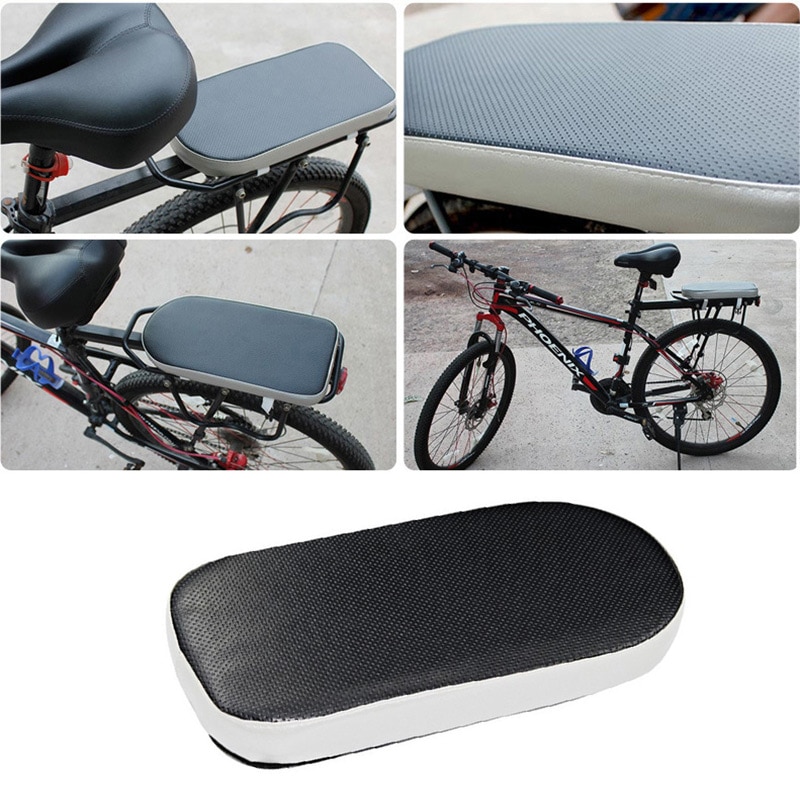 Fiets Achter Kussen Comfortabele Fiets Zachte Kussen Rear Seat Volwassen Kinderen Fietsen Bagagedrager Fiets Zadel Accessoires