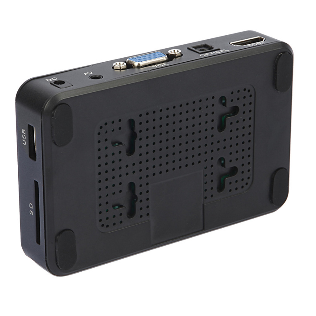 Mini full hd media multimediaspeler 1080p usb externe sd sdhc mmc-kaarten u-schijf mediaspeler vga av-uitgang eu/us/uk/au-stekker