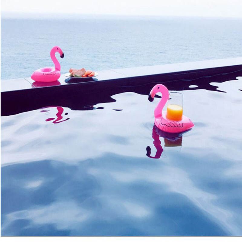 60 Pcs Opblaasbare Drankjes Cup Speelgoed Houder Zwembad Drijft Bar Onderzetters Floatation Apparaten Kinderen Bad Speelgoed