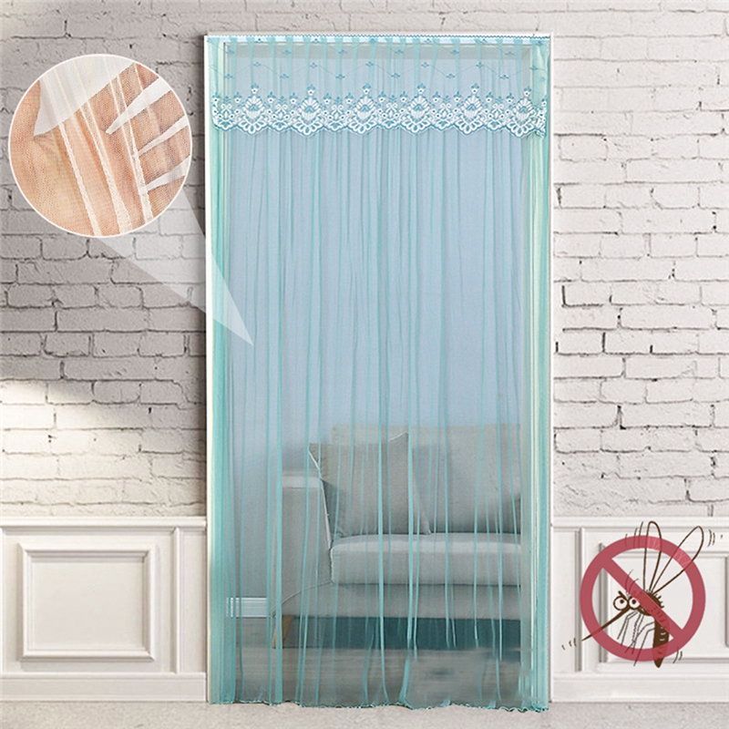 Fly Screen Klamboe Deur Anti Fly Gordijn Klamboe Gordijn Deur Insectenscherm Partitie Netten Deur klamboe Mesh Net