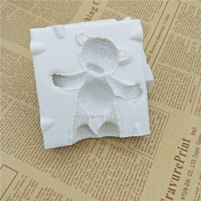 Grote siliconen mallen voor beren, fondant, taartdecoratie, gereedschappen, siliconen mallen, suikerwerk, chocolade, bakgereedschap voor taarten, gumpastevorm