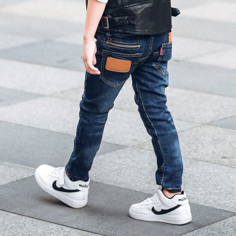 Vendita al dettaglio 2020 autunno inverno pantaloni in cotone ragazzi jeans bambini pantaloni alla moda alla moda pantaloni a matita roupas infantis menina leggings