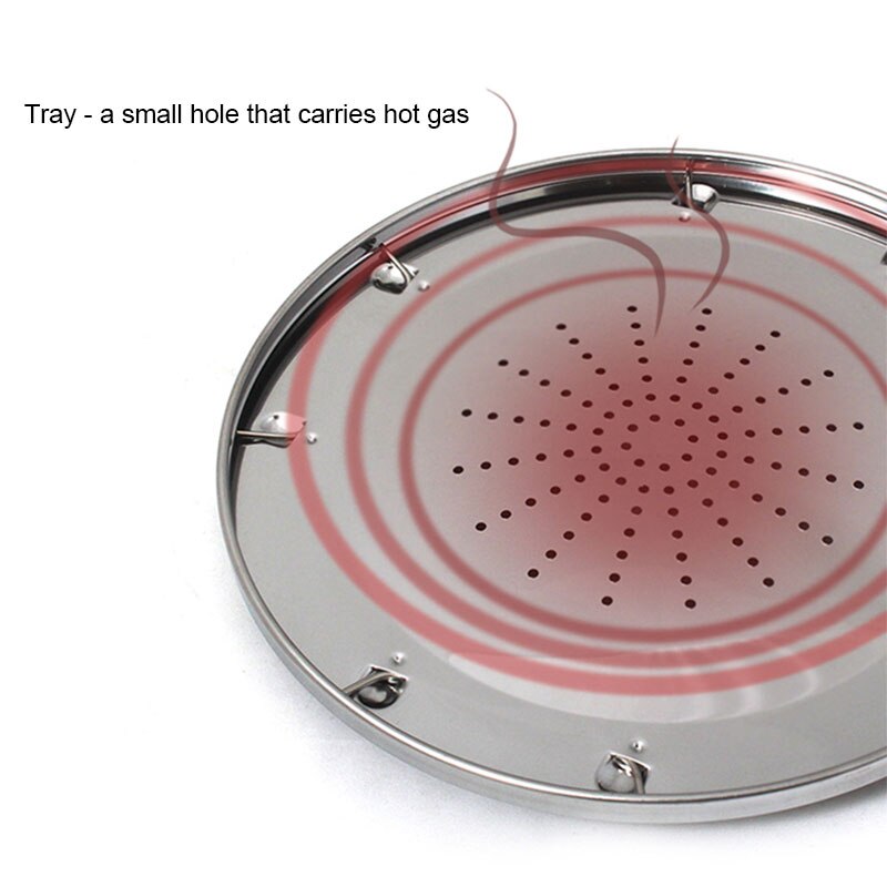 4 Slice Foldable Stove Bread Toaster Stainless Steel Cookware for Caravan Hiking Camping For