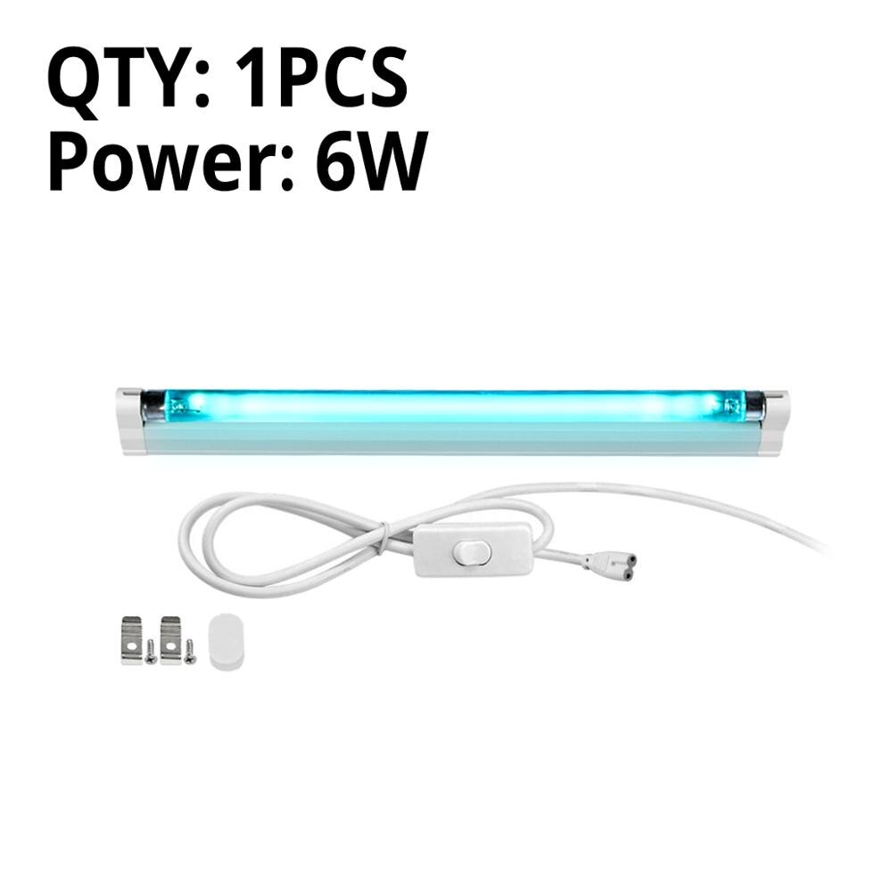 UV-C Uv Quarz lampe 6W 8W UVC T5 Rohr UV Sterilisator Desinfection Bakterizide lampe Keimtötende glühbirne 110V/220V: 1Pcs 6W With Plug / 110V