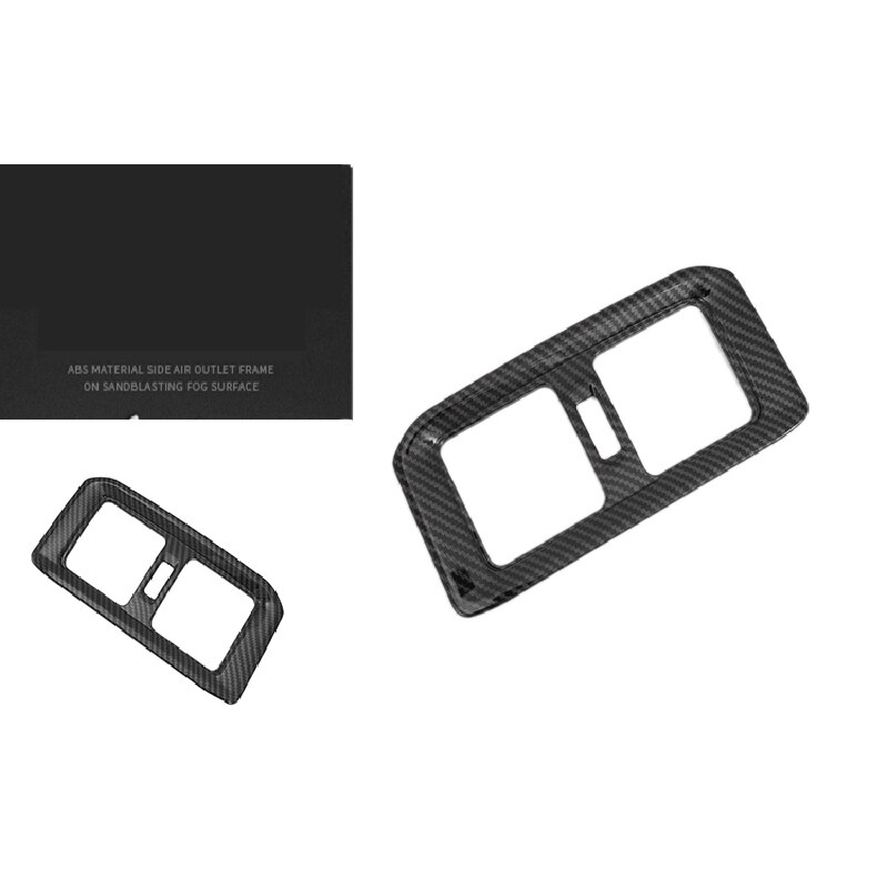 Auto Airconditioning Vent Outlet Cover Trim Armsteun Doos Half Pak Achter Voor Toyota Rav4 Rav 4 Carbon fiber Stijl Auto