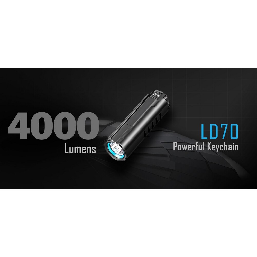 IMALENT LD70 Mini LED Flashlight 4000 Lumens CREE XHP 70 High Power Torch Light 203meters Distance Outdoor Waterproof Spotlight