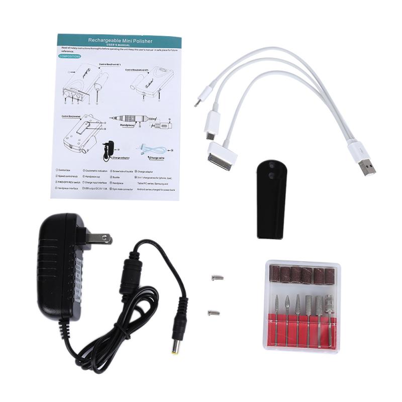 Professionele Manicure Machine Set Elektrische Nail Boor Bits Mill Cutter Nail Art Schuren Bestand Gel Cuticle Remover Keramische Cutter