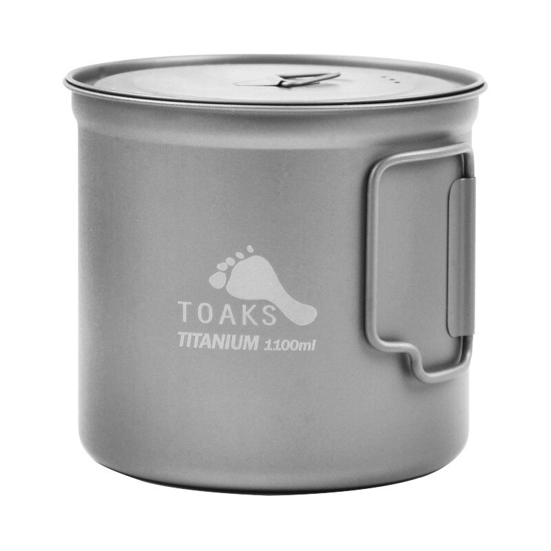 TOAKS Titan Camping Topf und Tasse (375ml, 450ml, 550ml, 650ml, 700ml, 750ml, 800ml, 900ml, 1100ml): 1100ml