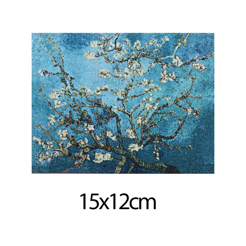 1 peça pintura design 12cm x 12m tecido de algodão retalhos tecidos pano costura diy retalhos mão bordado estofando sacos: FA180005-5