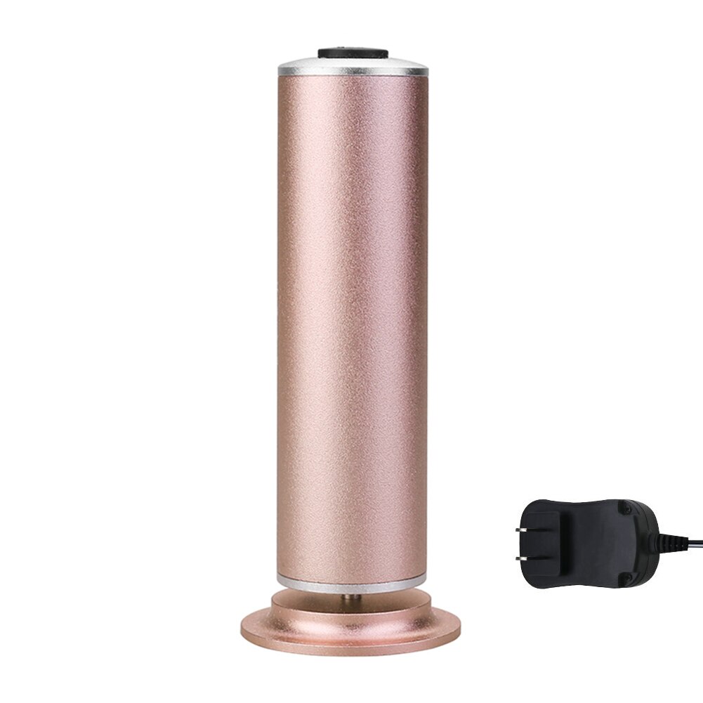 Electric Foot Grinder Heel File Grinding Exfoliator Pedicure Machine Dead Skin Callus Remover Feet Care Tools: US plug Gold