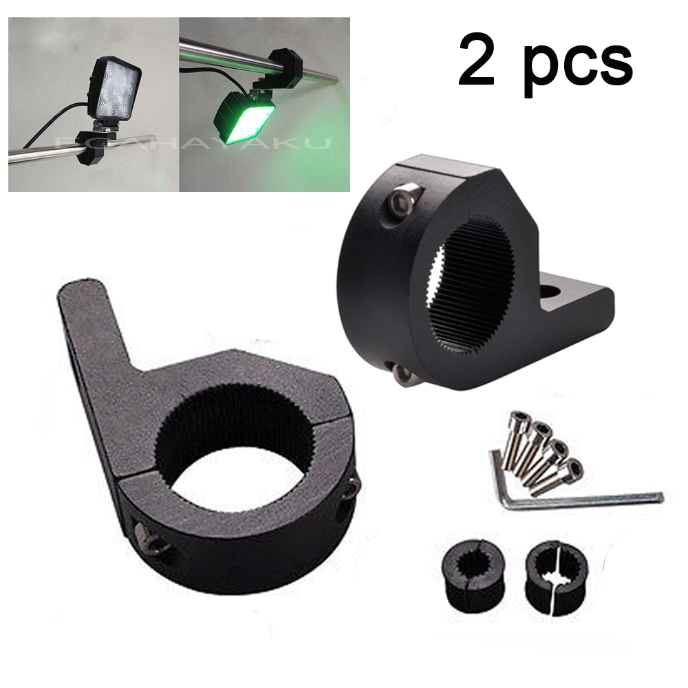 LED Fog Driving Light Spotlight Universal Mounting Bracket 4x4 Offroad ATV Car Roll Cage Tube Bull Bar Clamp Bracket 32mm/52mm
