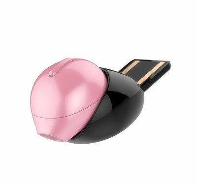 Mini Wireless Headphones Hidden Bluetooth Earphone Button Control Earbuds 3D Stereo Music Headsets Waterproof With Microphone: 05-pink