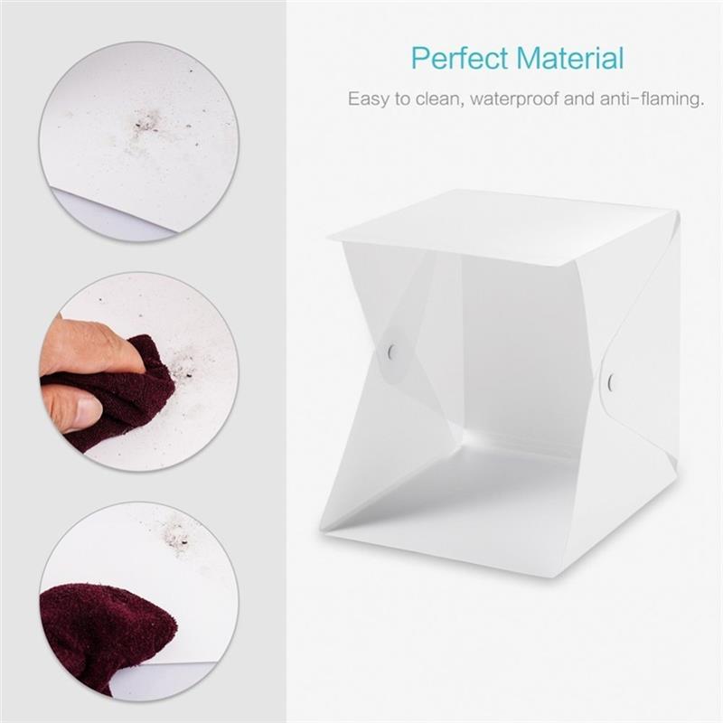 Folding Photography Light Box - Mini Softbox for Product Shooting - Portable Studio Tent - Soft Light Diffusion