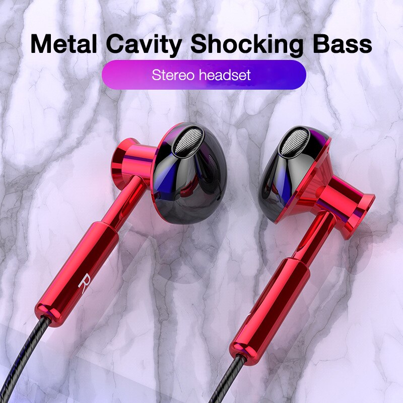 Słuchawka robić telefonu słuchawki przewodowe słuchawki douszne sportowe robić gier 3.5mm metalowy zestaw słuchawkowy słuchawki stereofoniczny z mikrofonem robić Xiaomi