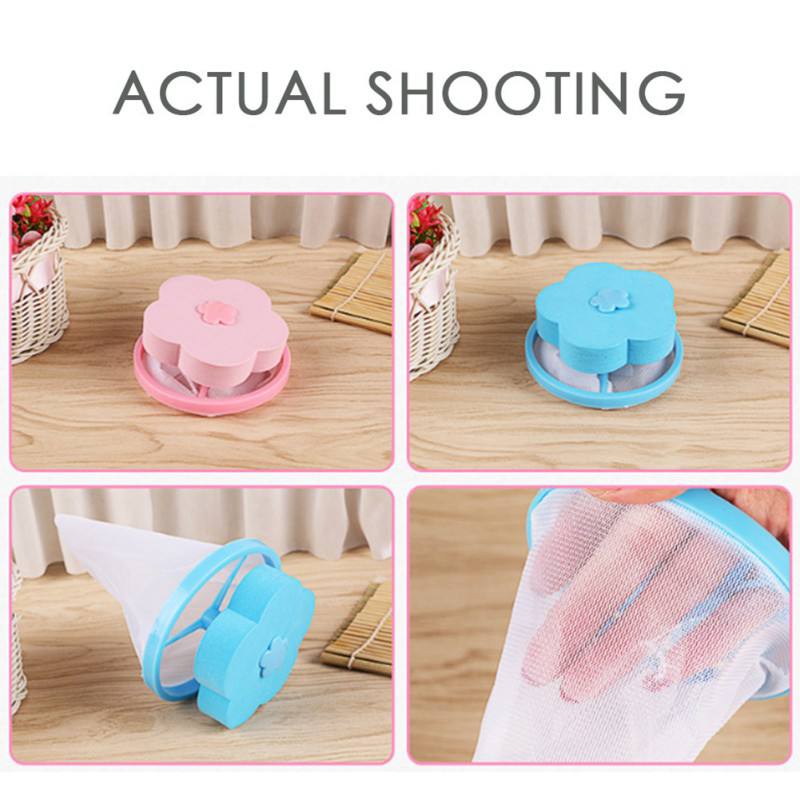 Reusable Washing Machine Floating Lint Grid Trap Bag Hair Catcher Filter Bags Household Tools Laundry Bag Droppingship