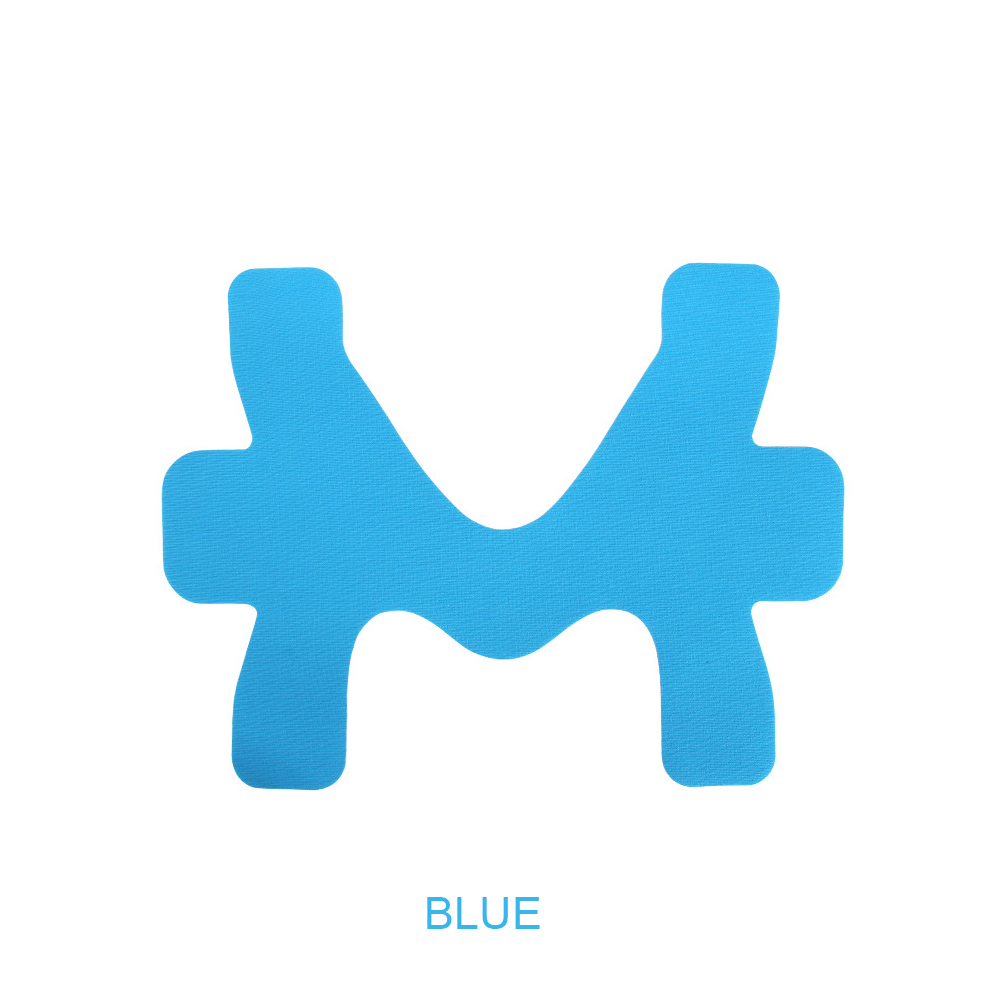 Cinta de tobillo de kinesiología precortada, soporte de compresión, vendaje elástico para pies, envoltura protectora, Protector deportivo para pies: Azul / Múltiples tamaños S, M y L