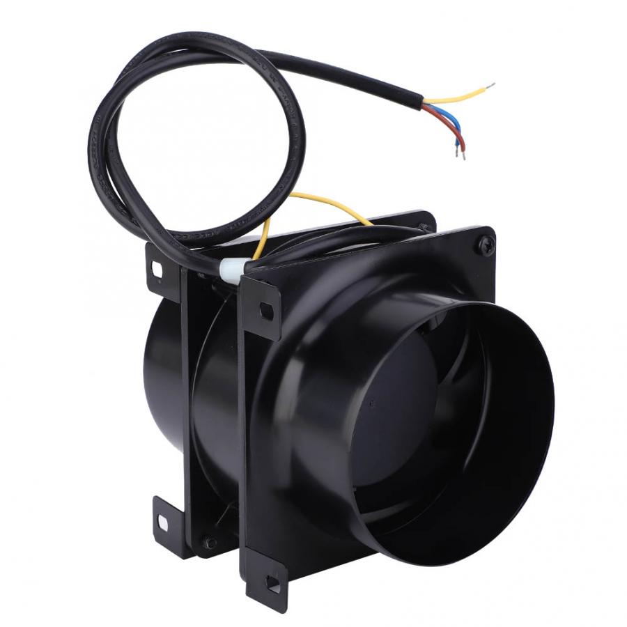 4 Inch Axial Duct Fan Air Ventilator Pipe Ventilation Exhaust Fan for Basement Library Kitchen Wall Fan Duct Fan 100-120V