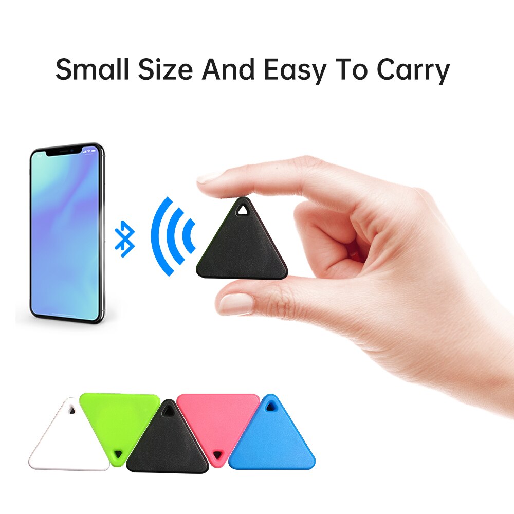 Bärbar mini bluetooth tracker gps locator anti-lost tag larm tracker för husdjur hund katt barn bil plånbok husdjur produkter  #15