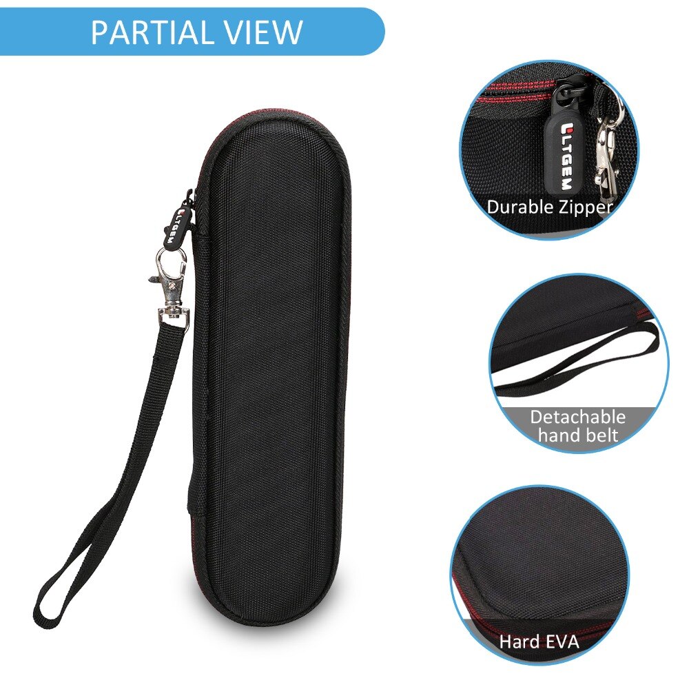 LTGEM for iPad Pro Apple Pencil Case Holder Hard Pouch Cover Travel Carrying Bag