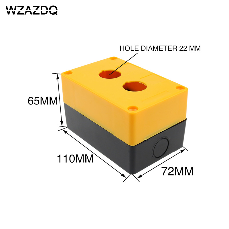 Bx2-22 double-hole button box 2 hole 2 hole button box 2 hole opening 22MM.