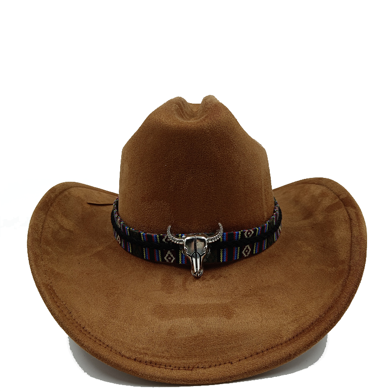 Cappello da cowboy viola nuovi accessori per cappelli da cowboy cappello da cowboy cappello in materiale scamosciato nuovo cappello da cavaliere da uomo e da donna tutto'aperto: limone giallo