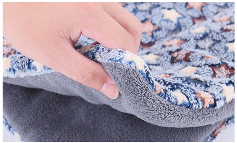 Colchoneta para perro suave y cálida, manta de franela, sofá para cama de perros y gatos, cojín para mascotas, funda para dormir para perros pequeños, almohadilla para gatos, accesorios para mascotas
