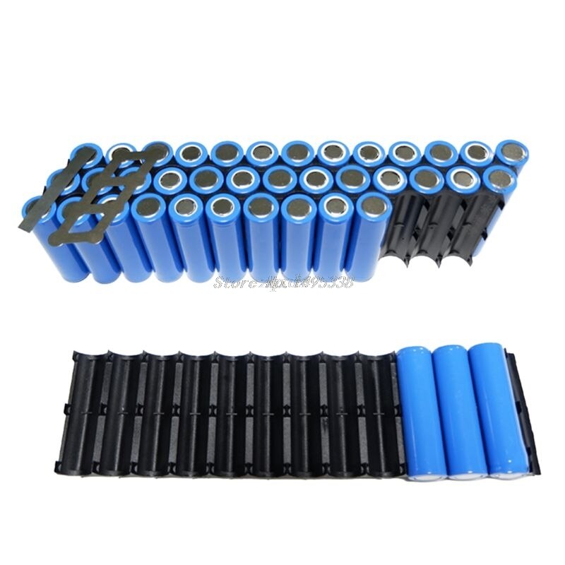 18650 batteria 10P 13 P supporto per 10S 36V 13S 48V batteria pacchetto 2*10 2*13 di plastica staffa di supporto 18650 batteria al litio navata di Goccia