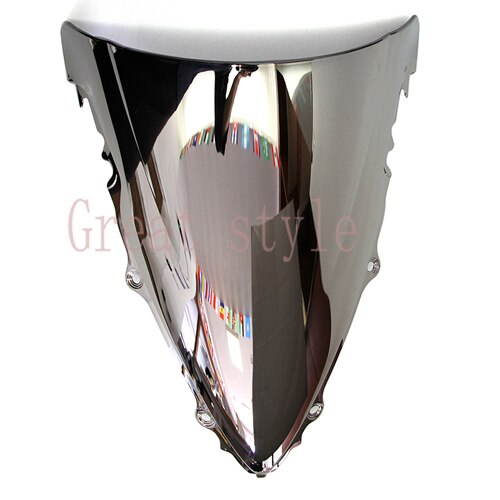 Neue Für Yamaha YZF R6 2003 2004 2005 03 04 05 ABS fahrrad motorrad motorrad Windschutzscheibe windschutzscheibe Schwarz: Silver