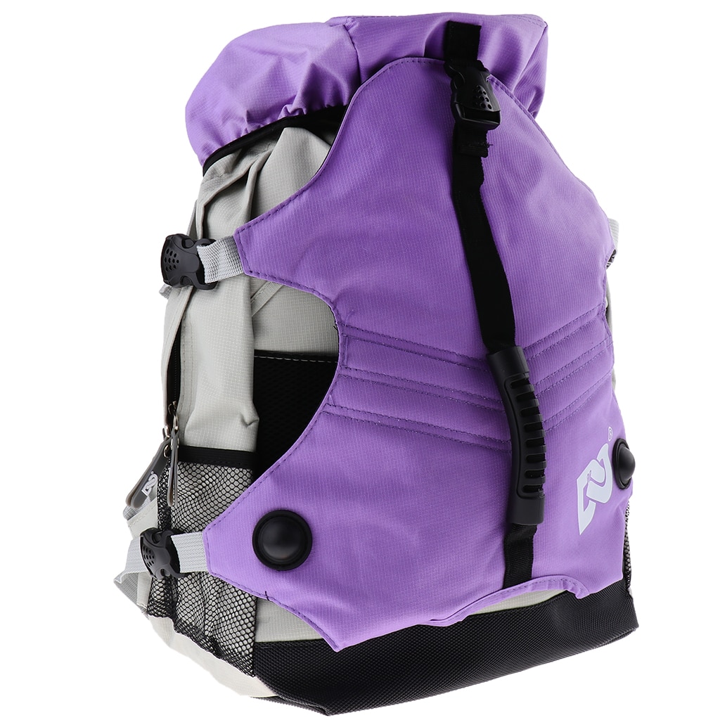 Mochila para patines en línea patines zapatos de patinaje botas bolsa de transporte patines de hielo de almacenamiento mochila para patines