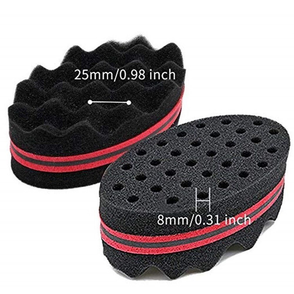 Curly Hair Sponge Magic Hairdresser Brush Hair Weaving Twist Sponge Curling Sponges Styling Tools Coils Braids