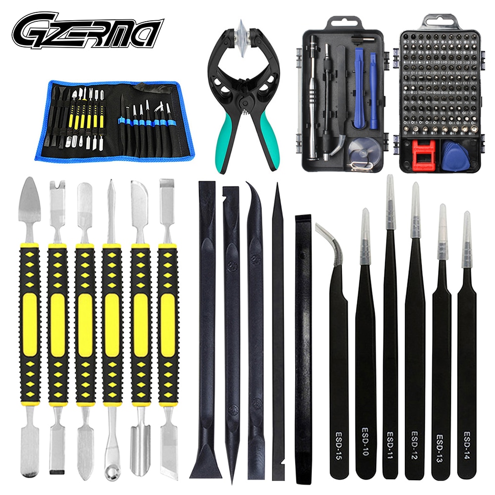 Gzerma 133 In 1 Precisie Schroevendraaier Set Professionele Elektronica Mobiele Reparatie Tools Kit Voor Tablet Macbook Iphone Xbox Pc PS4