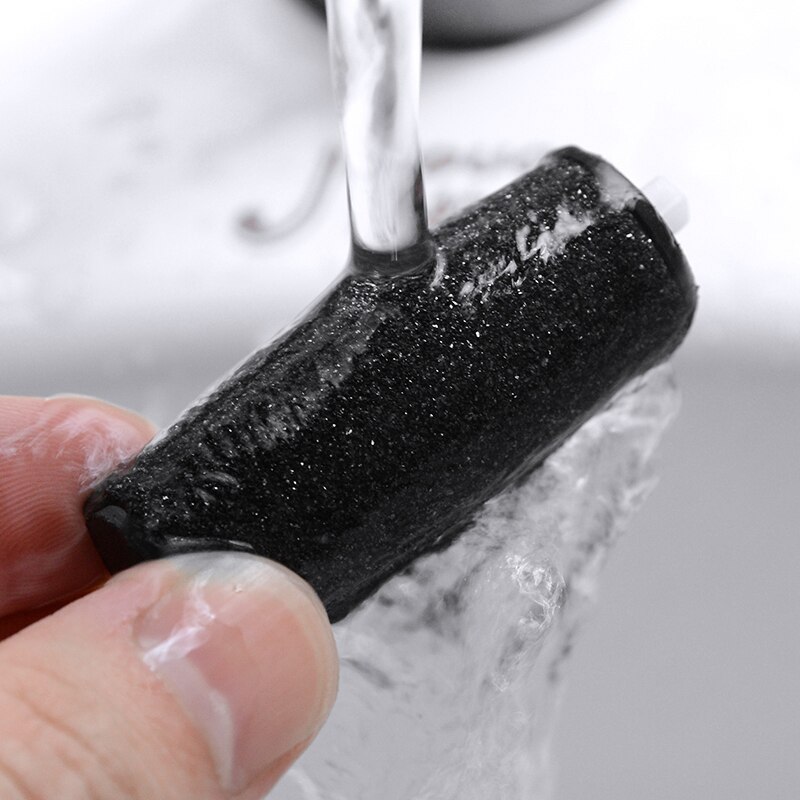 Mayitr 4 stuks Extra Grof Vervanging Refill Roller Hoofd Donkergrijs Voor Elektrische Pedicure Voet File Gereedschap