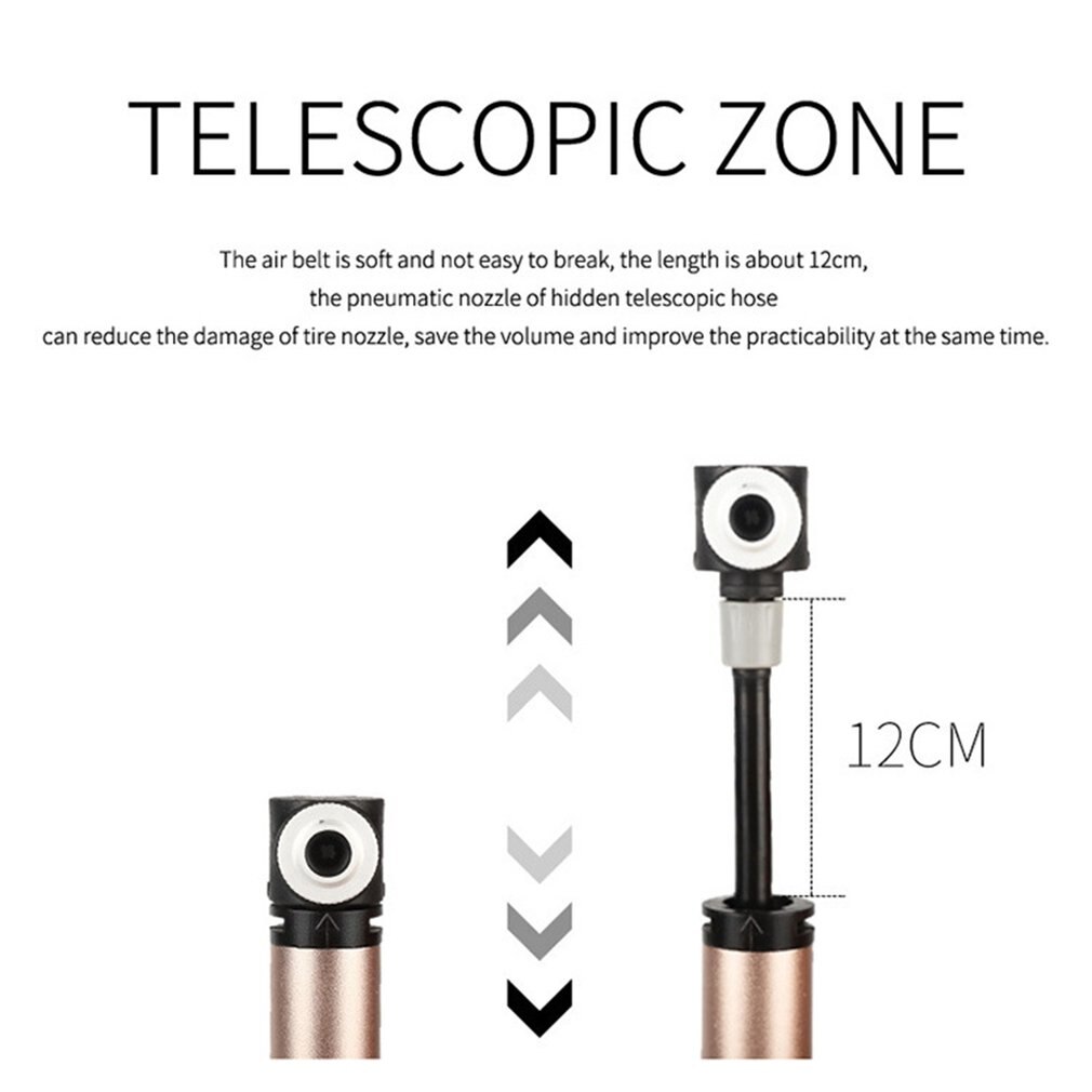 Portable Bicycle Pump Cycling Hand Air Pump for Bike Tire Inflator bicicleta For AV/FV MTB Mountain Bicycle Bike Pump