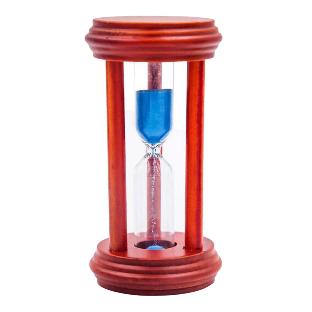 3 Minutes Sand Wood Frame Hourglass Color Sand Gla... – Grandado