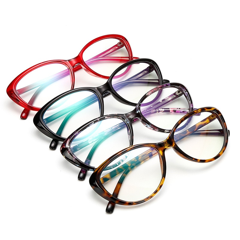 Zilead Brilmontuur Cat Eye Bril Frame Clear Lens Vrouwen Brillen Optische Frames Bijziendheid Zwart Rood Brillen Frame