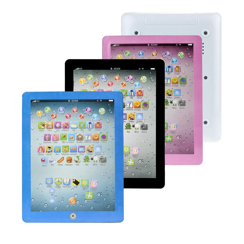 Kind touch type computer tablet engels leermachine speelgoed engels ipad vroege educatie machine speelgoed voor kind