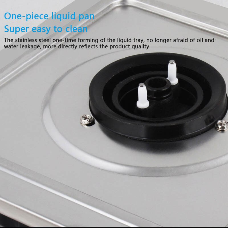 Gas Stove Built-in Dual-purpose Gas Stove Natural Gas Liquefaction Single Stove Desktop Central Stove Stainless Steel ONE PC LP