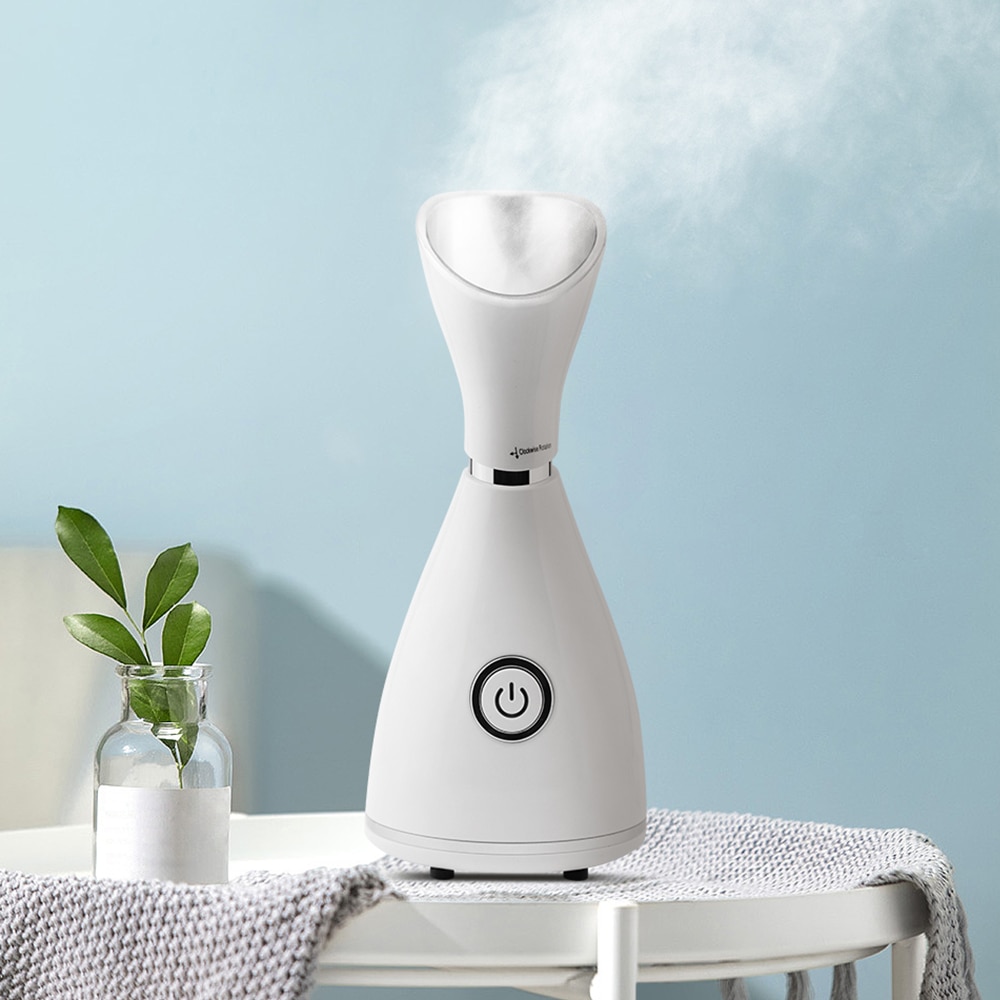 Humidificador de vapor Facial iónica Nano, desatascador de poros, reducción de espinillas, Limpieza Profunda, pulverizador Facial, máquina limpiadora, estiramiento de la piel