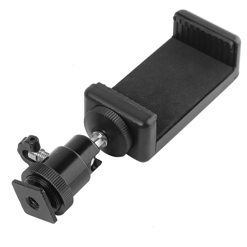 Ball Head Shoe Adapter Statief Met Voldoende Duurzaamheid En Robuustheid Mount Telefoon Clip Houder 1/4 Schroef Voor Camera