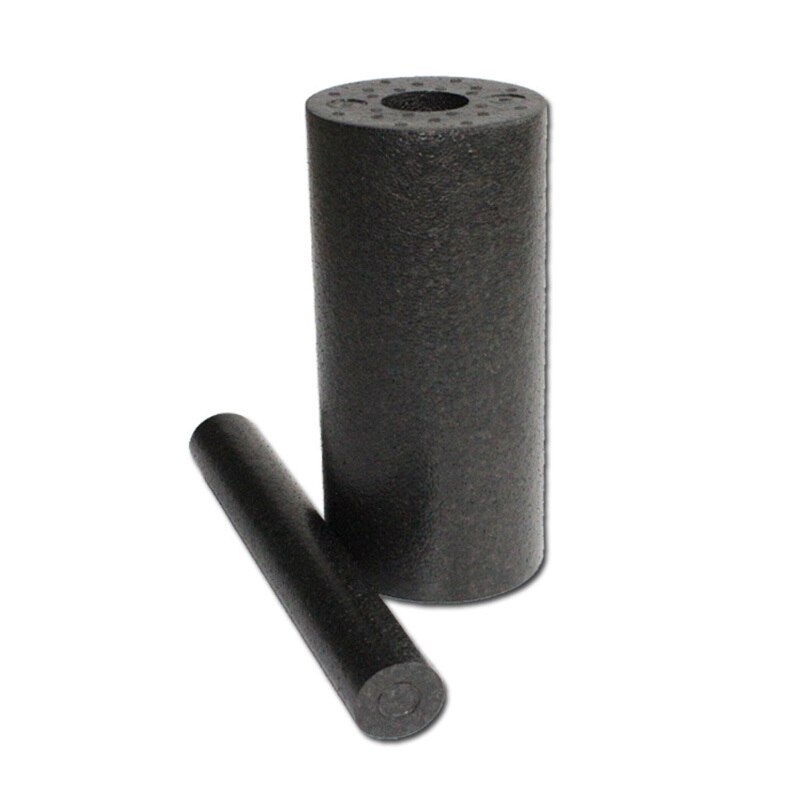 Epp foam roll high fitness massage roller träning balans yoga tegel block gymutrustning svart sport 2 st/set 33x 14cm