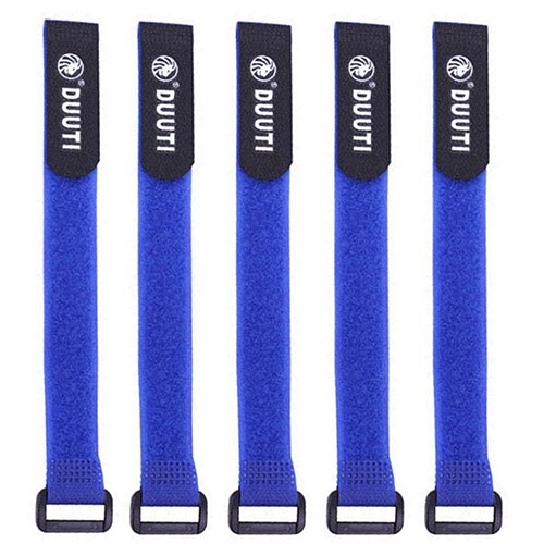 Correas de Velcro ajustables multifuncionales para bicicleta de montaña, accesorios para bici, 10 Uds.: Blue