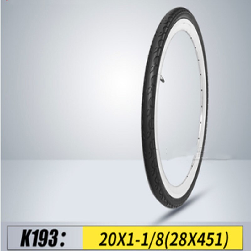 Kenda 451 pneu de bicicleta bmx, pneus de bicicleta dobrável 20*1 1-8 / 20*1 3-8 8: k193  black