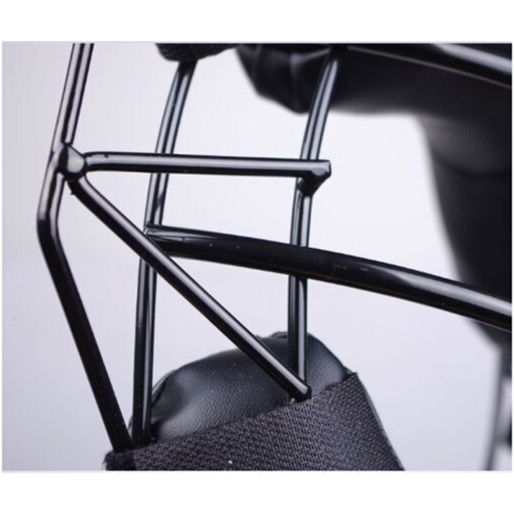 Basebol softball resistente juventude catcher máscara (preto)